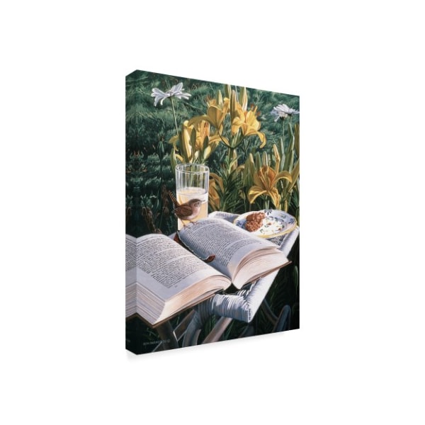 Ron Parker 'Summer Reading' Canvas Art,14x19